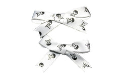 Skull and Crossbones Hair Clips (Various Colours)